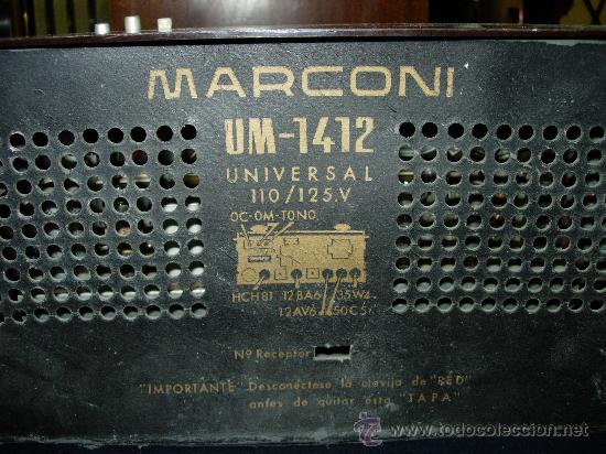 Radios de v&aacute;lvulas: Radio MArconi - Foto 7