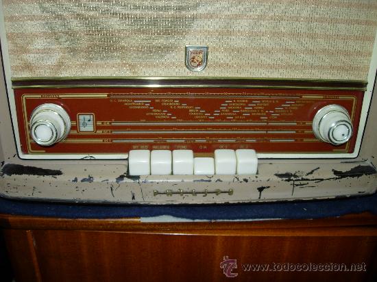 Radios de v&aacute;lvulas: Radio Philips funcionando - Foto 12