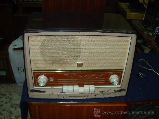 Radios de v&aacute;lvulas: Radio Philips funcionando - Foto 11