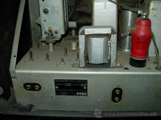 Radios de v&aacute;lvulas: Radio Marconi funcionando - Foto 3