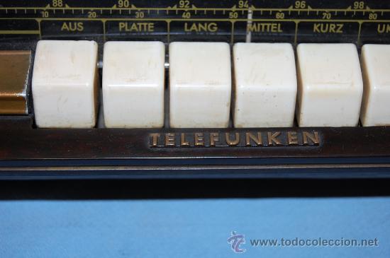 Radios de v&aacute;lvulas: RADIO TELEFUNKEN EN MADERA - Foto 4