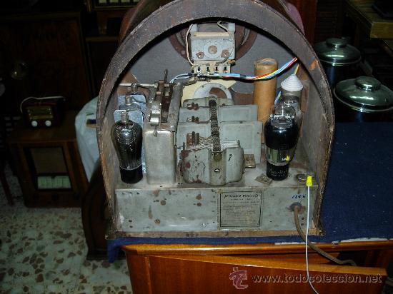 Radios de v&aacute;lvulas: radio Capilla Philco funcionando - Foto 5