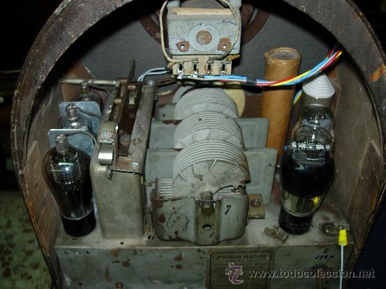 Radios de v&aacute;lvulas: radio Capilla Philco funcionando - Foto 3