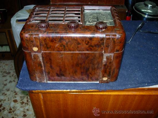 Radios de v&aacute;lvulas: Radio Dubilier Funcionando - Foto 5