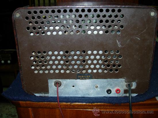 Radios de v&aacute;lvulas: Radio Dubilier Funcionando - Foto 4