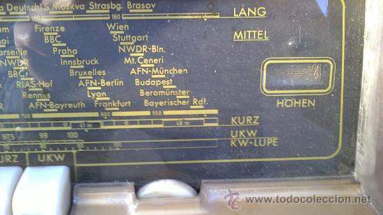 Radios de válvulas: RADIO:TELEFUNKEN CONCERTINA-53 WECHSELSTROM-SUPER .MADE IN GERMANY - Foto 6 - 31312391