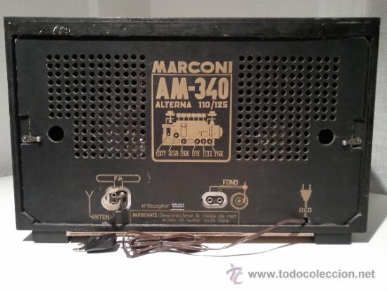 Radios de v&aacute;lvulas: RADIO MARCONI FUNCIONANDO - Foto 2