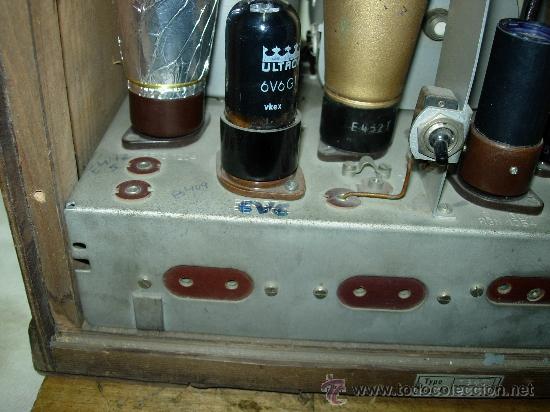 Radios de v&aacute;lvulas: Capilla MENDE Funcionando perfectamente 220v. - Foto 18