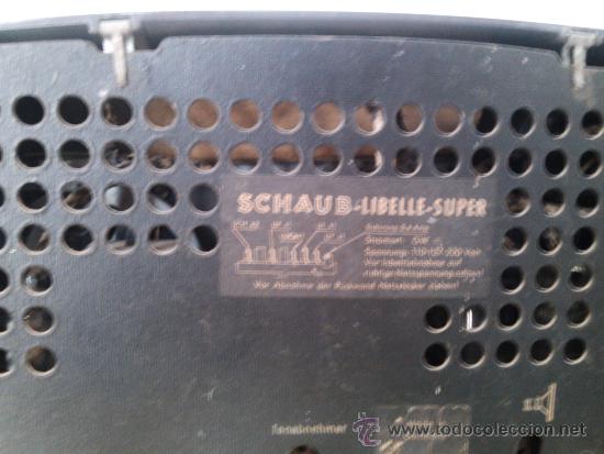 Radios de v&aacute;lvulas: Radio Schaub Libelle Super - Foto 5