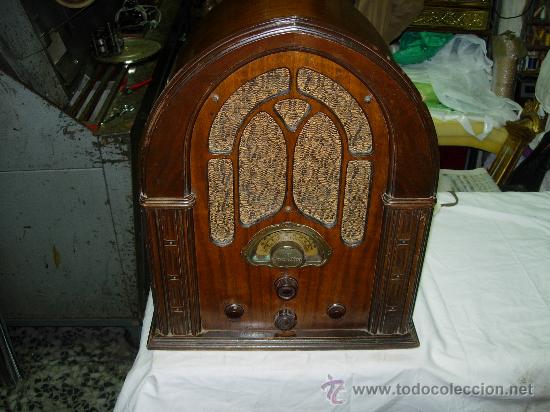 Radios de v&aacute;lvulas: Radio Capilla Atwater Kent FUNCIONANDO - Foto 1