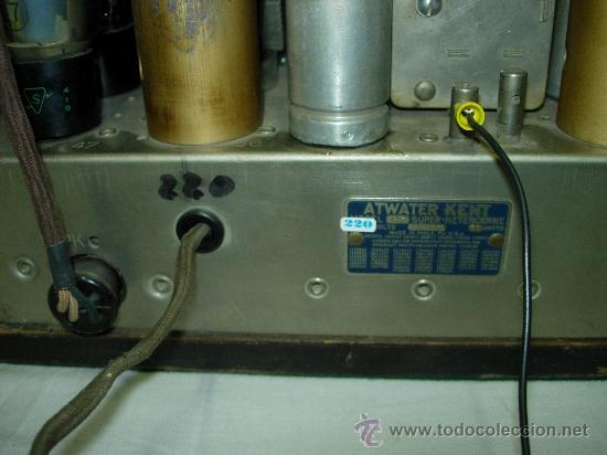 Radios de v&aacute;lvulas: Radio Capilla Atwater Kent FUNCIONANDO - Foto 14