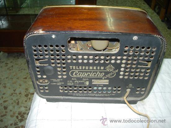 Radios de v&aacute;lvulas: Telefunken Capricho U-2025-FM - Foto 8