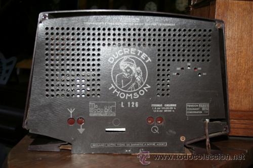 Radios de v&aacute;lvulas: RADIO BACALITA,THOMSON REF.5397 - Foto 4