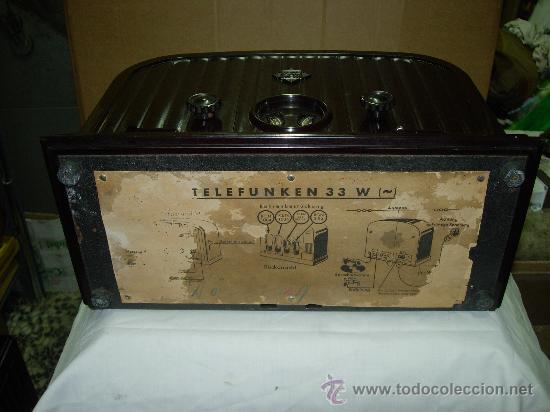 Radios de v&aacute;lvulas: Radio Telefunken 33 W - Foto 10