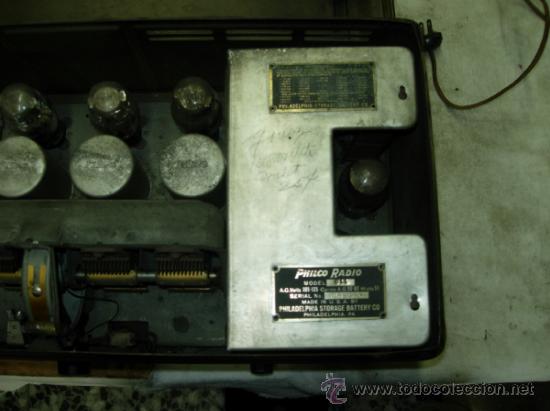 Radios de v&aacute;lvulas: Radio Philco Modelo 511 - Foto 17