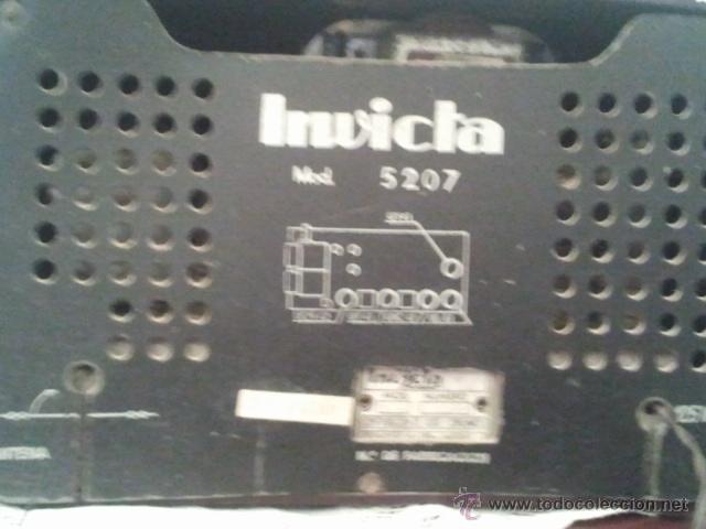 Radios de v&aacute;lvulas: Radio Invicta modelo 5207 - Foto 3