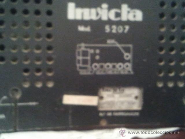 Radios de v&aacute;lvulas: Radio Invicta modelo 5207 - Foto 5