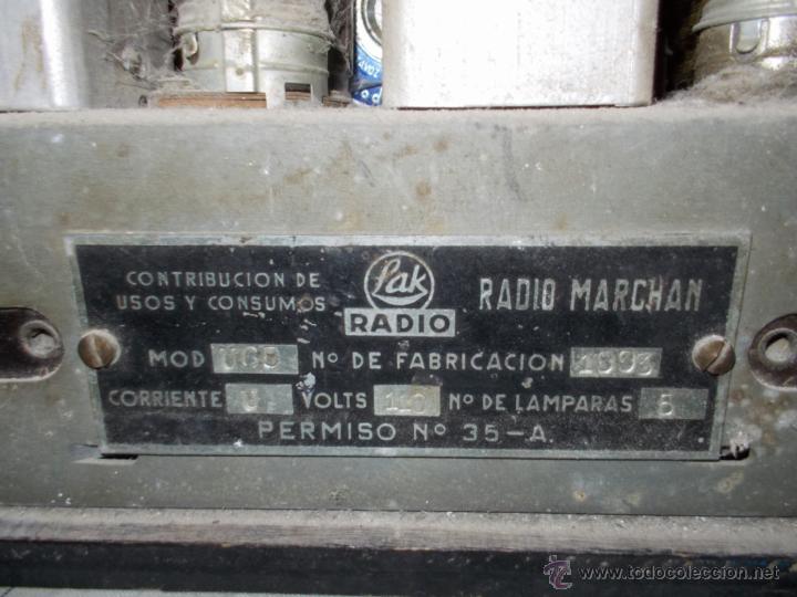 Radios de v&aacute;lvulas: Radio Lak Mod 765 - Foto 11