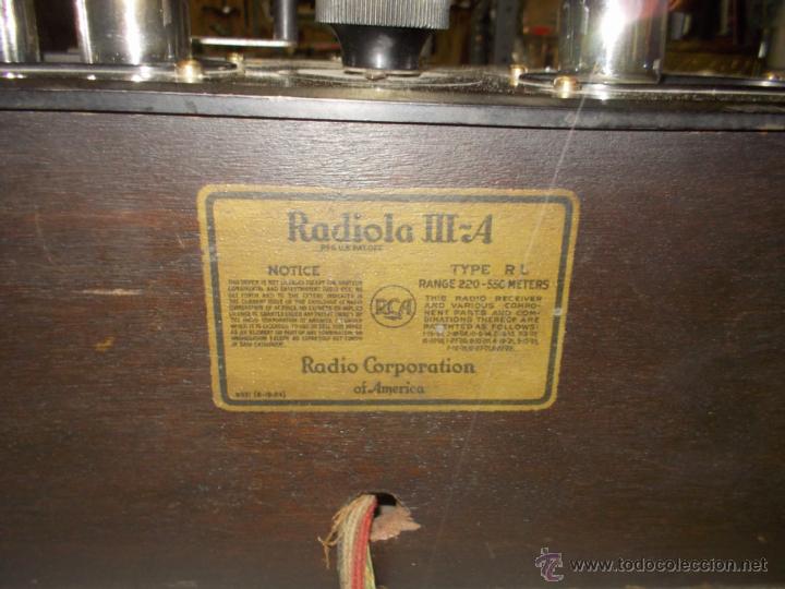 Radios de v&aacute;lvulas: Radiola IIIA - Foto 3