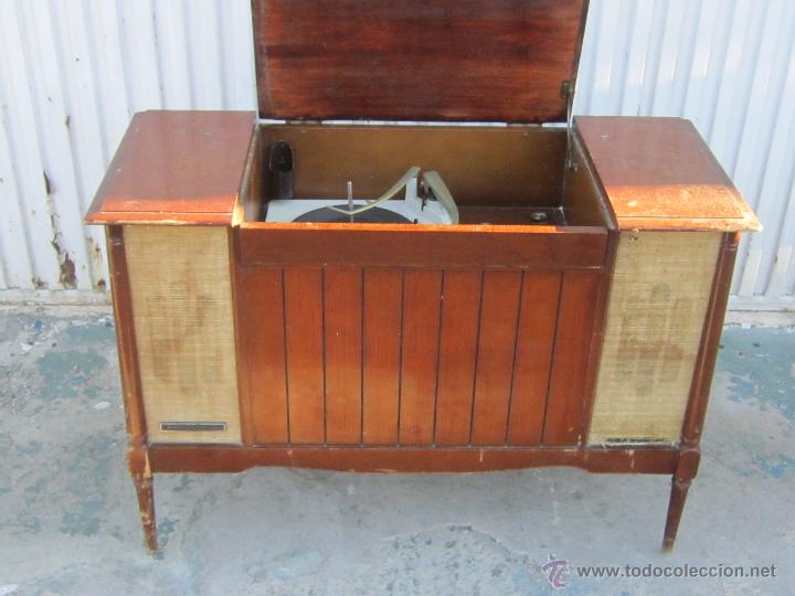 mueble radio roselson tocadiscos - Compra venta en todocoleccion