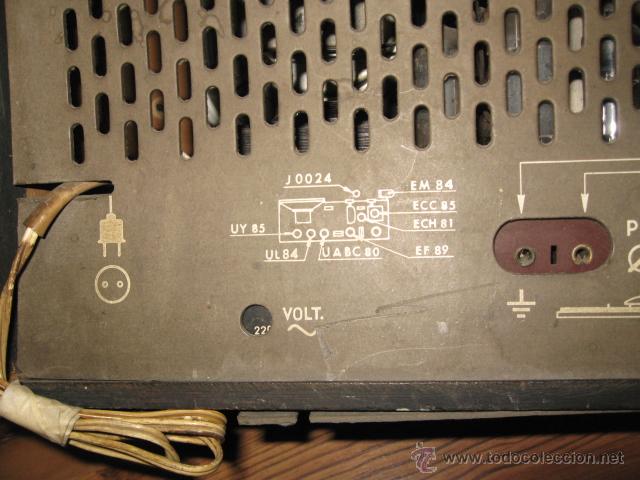 Radios de v&aacute;lvulas: Radio Philips funcionando - caja para restautar - Foto 2