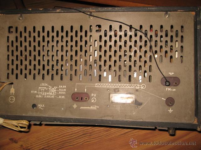 Radios de v&aacute;lvulas: Radio Philips funcionando - caja para restautar - Foto 3