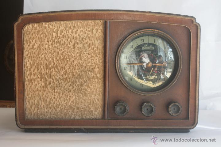 preciosa antigua de madera marca iberia a - Comprar Radios de Válvulas todocoleccion - 42098958
