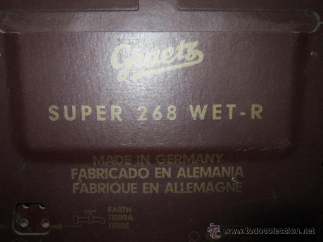 Radios de v&aacute;lvulas: Radio Guetz con caja de madera. - Foto 11