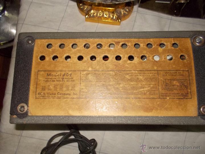 Radios de v&aacute;lvulas: Radio RCA Model 102 - Foto 6