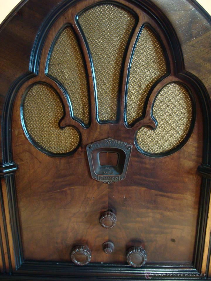 Radios de v&aacute;lvulas: Radio capilla Philco 90 (ver video) - Foto 9