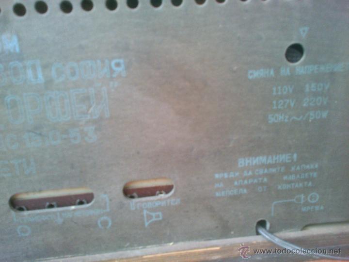 Radios de v&aacute;lvulas: RADIO SOVIETICA MUEBLE DE MADERA.ORIGINAL - Foto 19