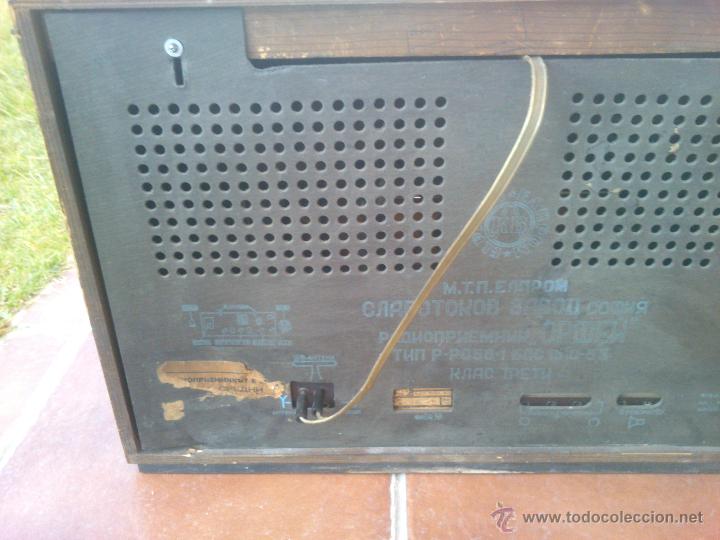 Radios de v&aacute;lvulas: RADIO SOVIETICA MUEBLE DE MADERA.ORIGINAL - Foto 23