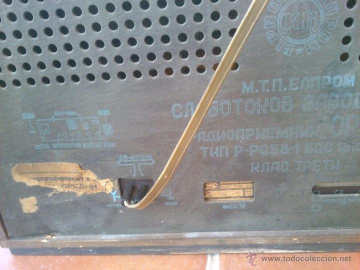 Radios de v&aacute;lvulas: RADIO SOVIETICA MUEBLE DE MADERA.ORIGINAL - Foto 24