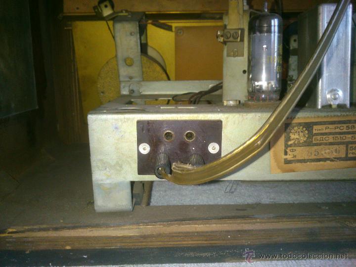 Radios de v&aacute;lvulas: RADIO SOVIETICA MUEBLE DE MADERA.ORIGINAL - Foto 28