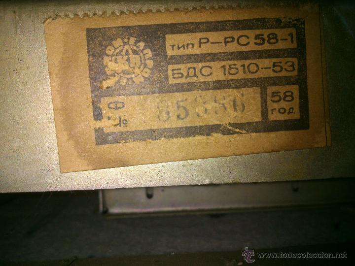 Radios de v&aacute;lvulas: RADIO SOVIETICA MUEBLE DE MADERA.ORIGINAL - Foto 40
