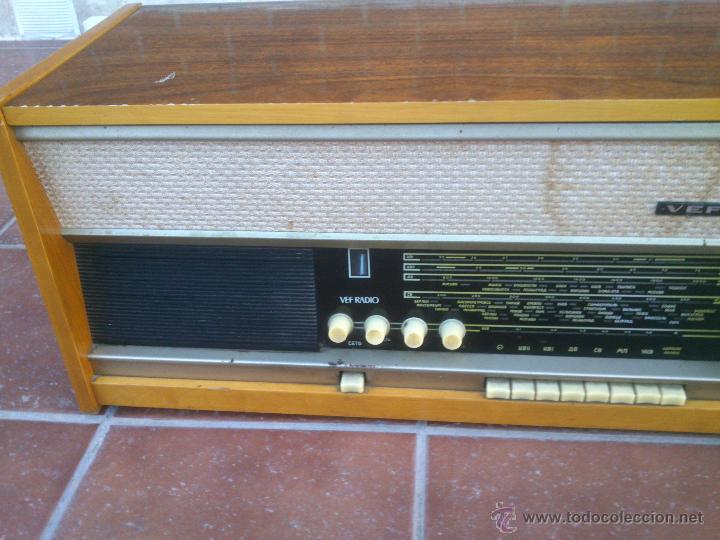 Radios de válvulas: RADIO TOCADISCOS. VEF RADIO.AÑOS;60S.SOVIETICA - Foto 6 - 48488330