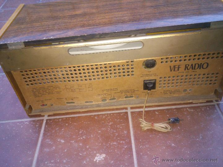 Radios de válvulas: RADIO TOCADISCOS. VEF RADIO.AÑOS;60S.SOVIETICA - Foto 19 - 48488330