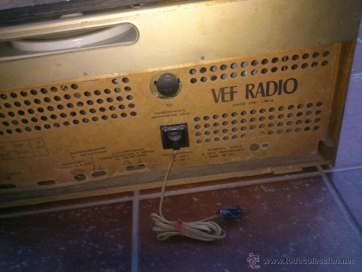 Radios de válvulas: RADIO TOCADISCOS. VEF RADIO.AÑOS;60S.SOVIETICA - Foto 20 - 48488330