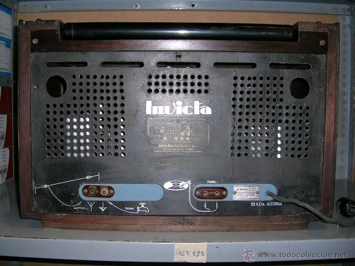 Radios de v&aacute;lvulas: RADIO ESPA&Ntilde;OLA INVICTA - Foto 5
