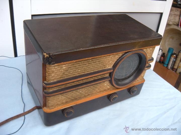 Radios de v&aacute;lvulas: ANTIGUA RADIO PHILIPS - Foto 9