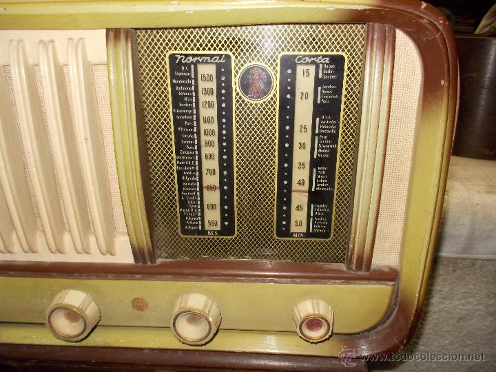 Radios de v&aacute;lvulas: Radio espa&ntilde;ola sin marca - Foto 5