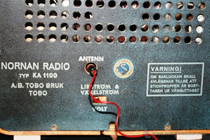 Radio Sueca Caja De Madera Marca Nornan Ka 1100 Buy Valve Radios At Todocoleccion