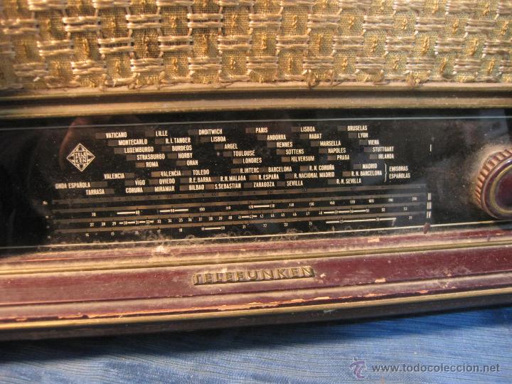 Radios de v&aacute;lvulas: RADIO TELEFUNKEN MAJESTON AC - 1376 - Foto 2