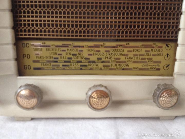 Radios de v&aacute;lvulas: RADIO PYRUS TELEMONDE FUNCIONANDO 125 V - Foto 2