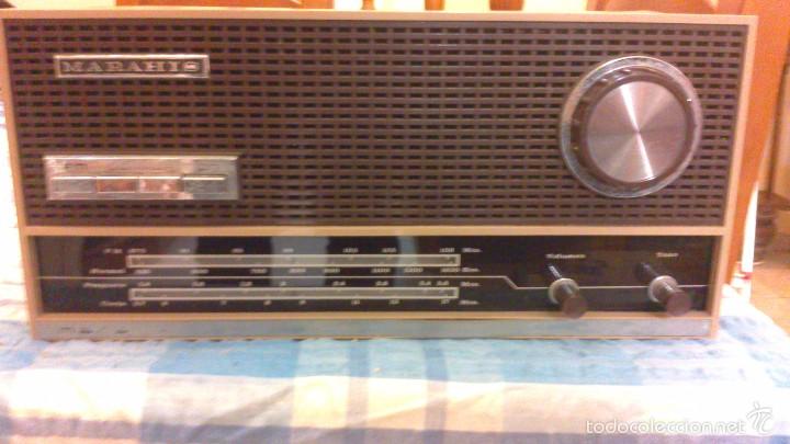 Radios de v&aacute;lvulas: antigua radio madera - Foto 6