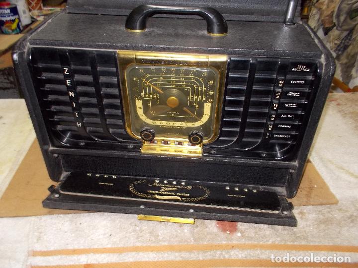 Radios de v&aacute;lvulas: Radio zenith Transoceanic - Foto 3