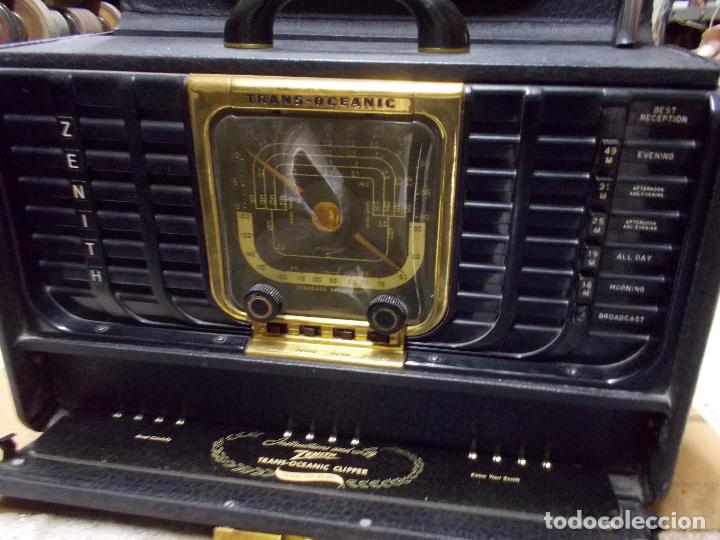 Radios de v&aacute;lvulas: Radio zenith Transoceanic - Foto 4