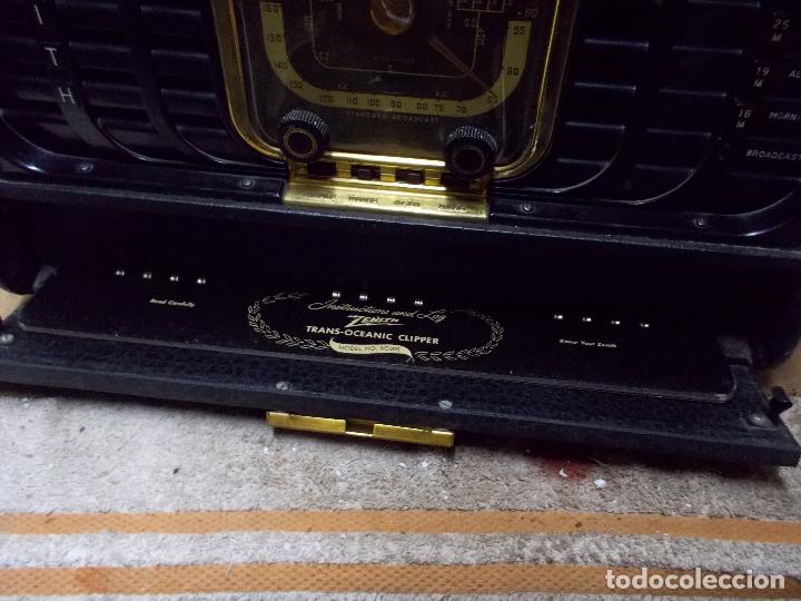 Radios de v&aacute;lvulas: Radio zenith Transoceanic - Foto 5