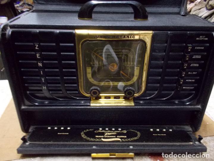 Radios de v&aacute;lvulas: Radio zenith Transoceanic - Foto 8