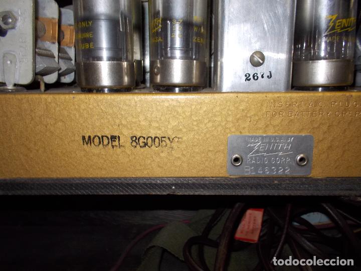 Radios de v&aacute;lvulas: Radio zenith Transoceanic - Foto 14